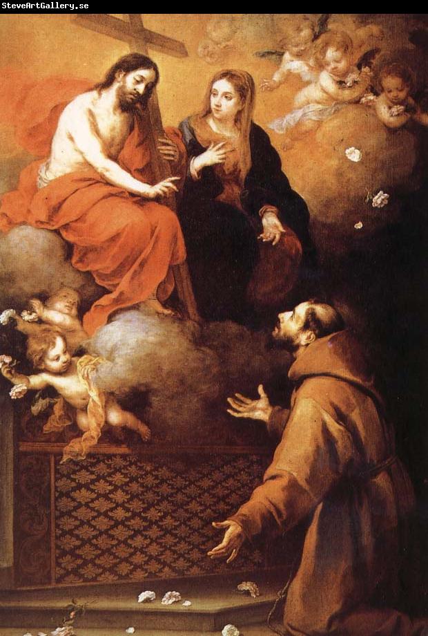 Bartolome Esteban Murillo Jesus and Our Lady of St. Francis Koch